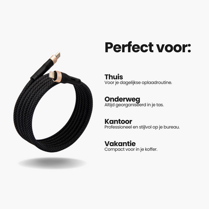 Ontdek het iPhone oplaadsnoer van MagCable! Deze magnetische USB-C naar Lightning kabel biedt een knoopvrij ontwerp, razendsnel opladen en is geschikt voor Apple producten, zoals iPhone, iPad, MacBook. Duurzaam en ideaal voor dagelijks gebruik, thuis, werk of onderweg. Kies voor premium kwaliteit en bestel vandaag nog!